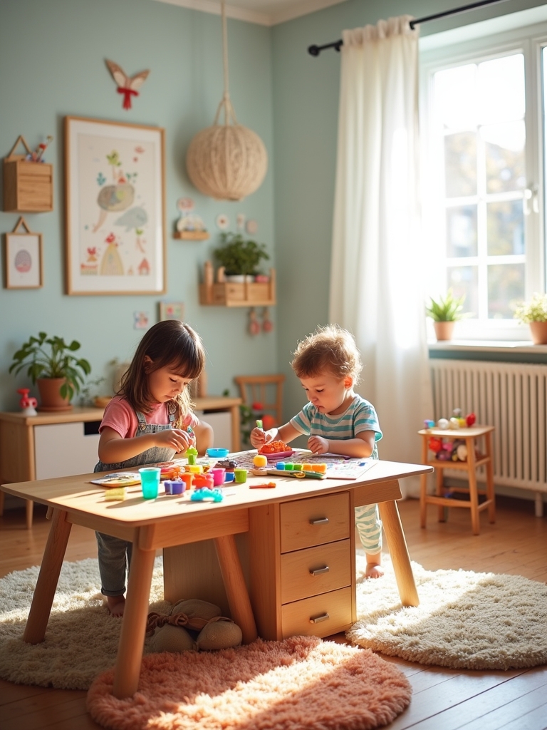 multi use kids play table