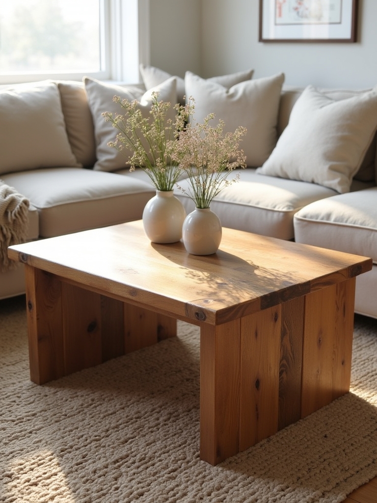 natural finish coffee tables