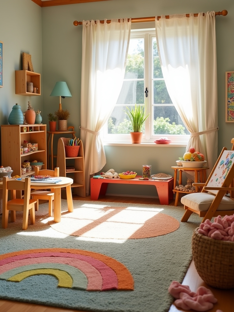 open ended creative play stations