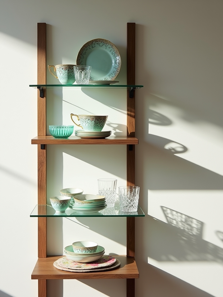 optimized corner crockery storage