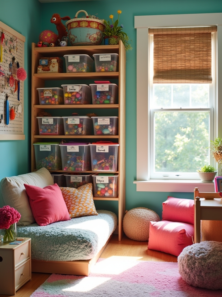 organize with clear labels