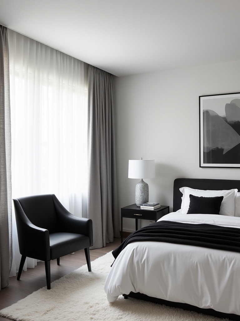 personalized black and white decor
