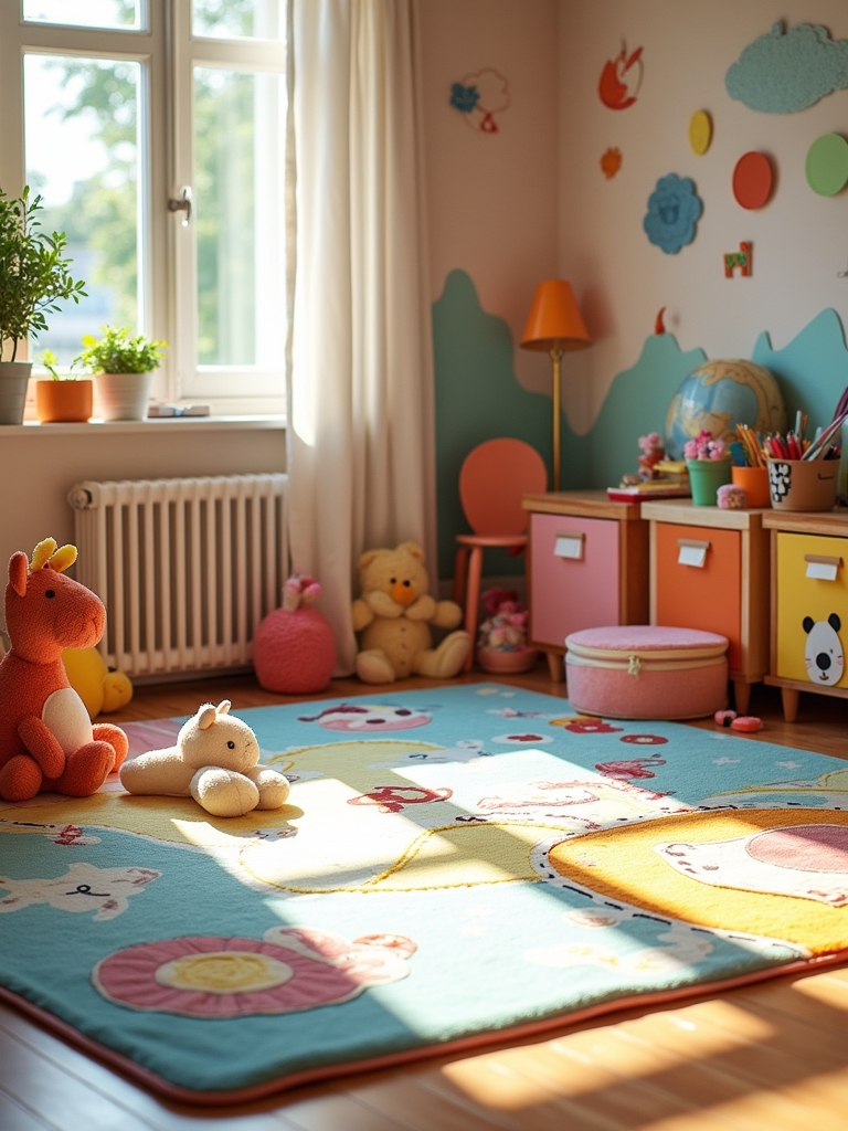 personalized vibrant play mats