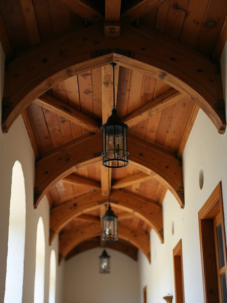 rustic beams enhance coziness