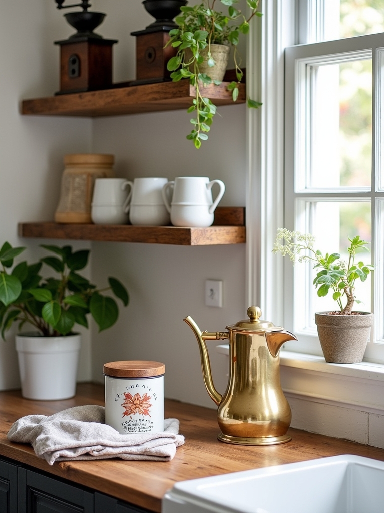 rustic coffee bar design