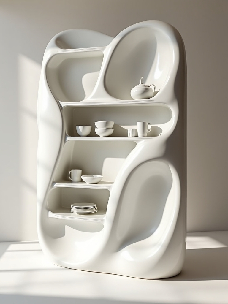 sculptural elements enhance design