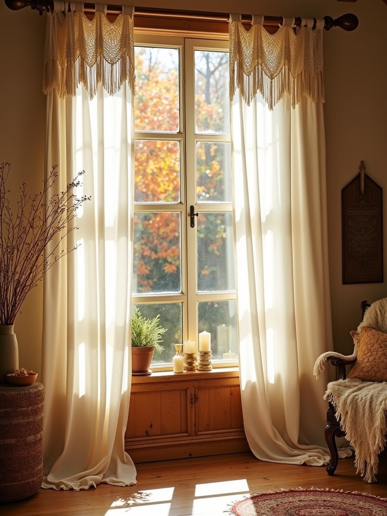 seasonal curtain changes made easy