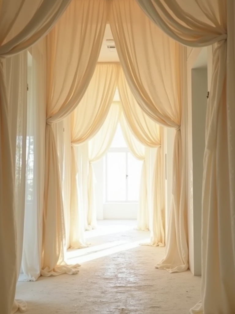 soft inviting fabric ceilings