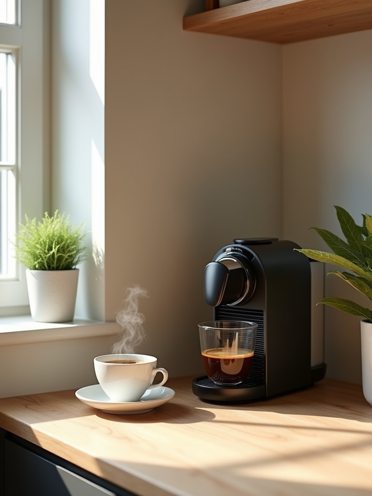 space saving coffee convenience