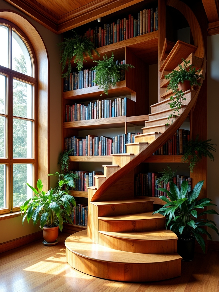 stylish and space efficient bookshelf