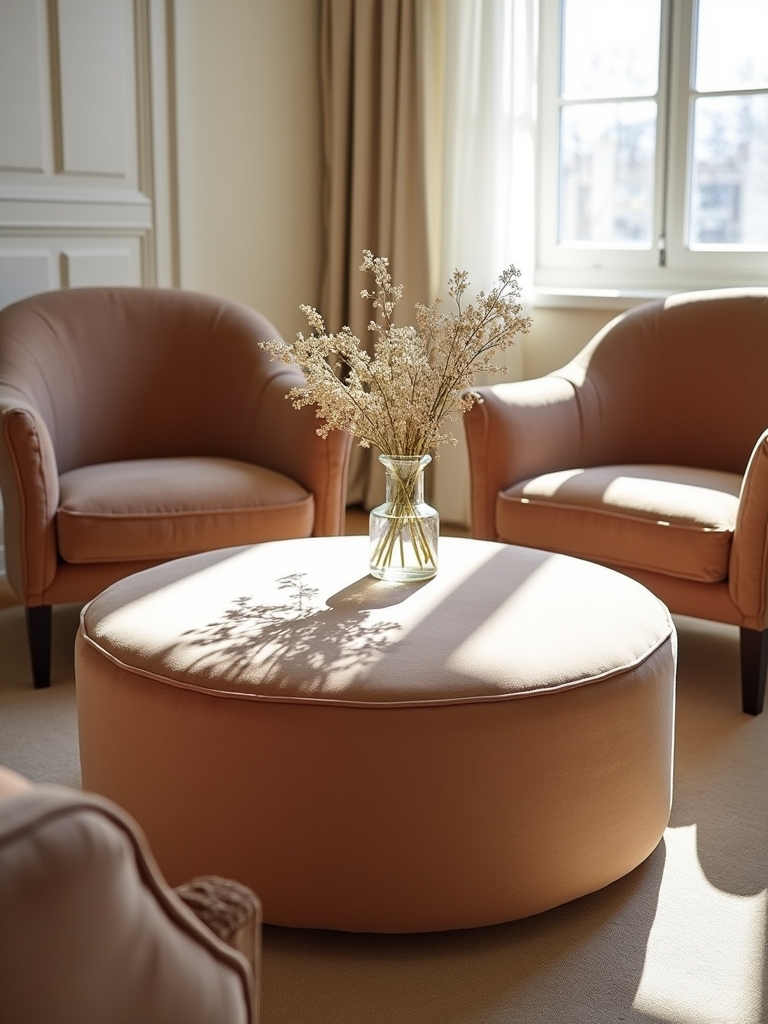 stylish comfortable upholstered tables