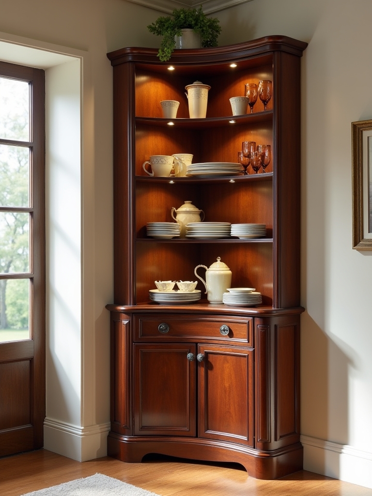 stylish corner storage solution