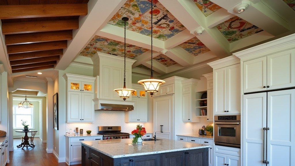 stylish kitchen ceiling designs
