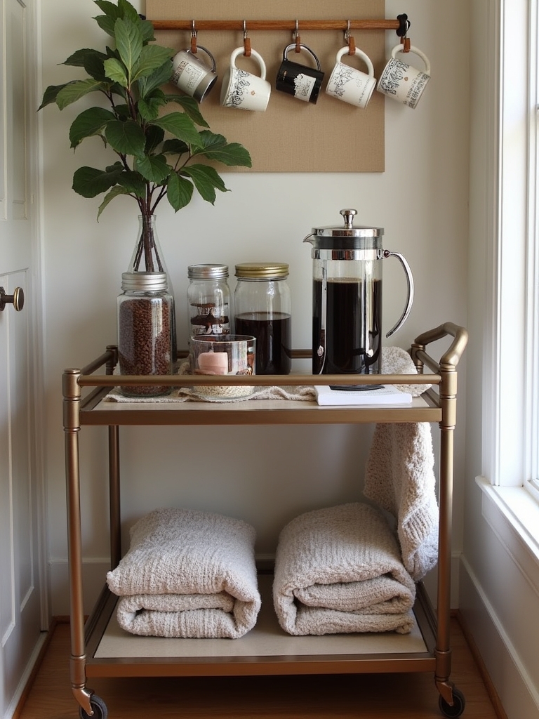 stylish portable coffee station