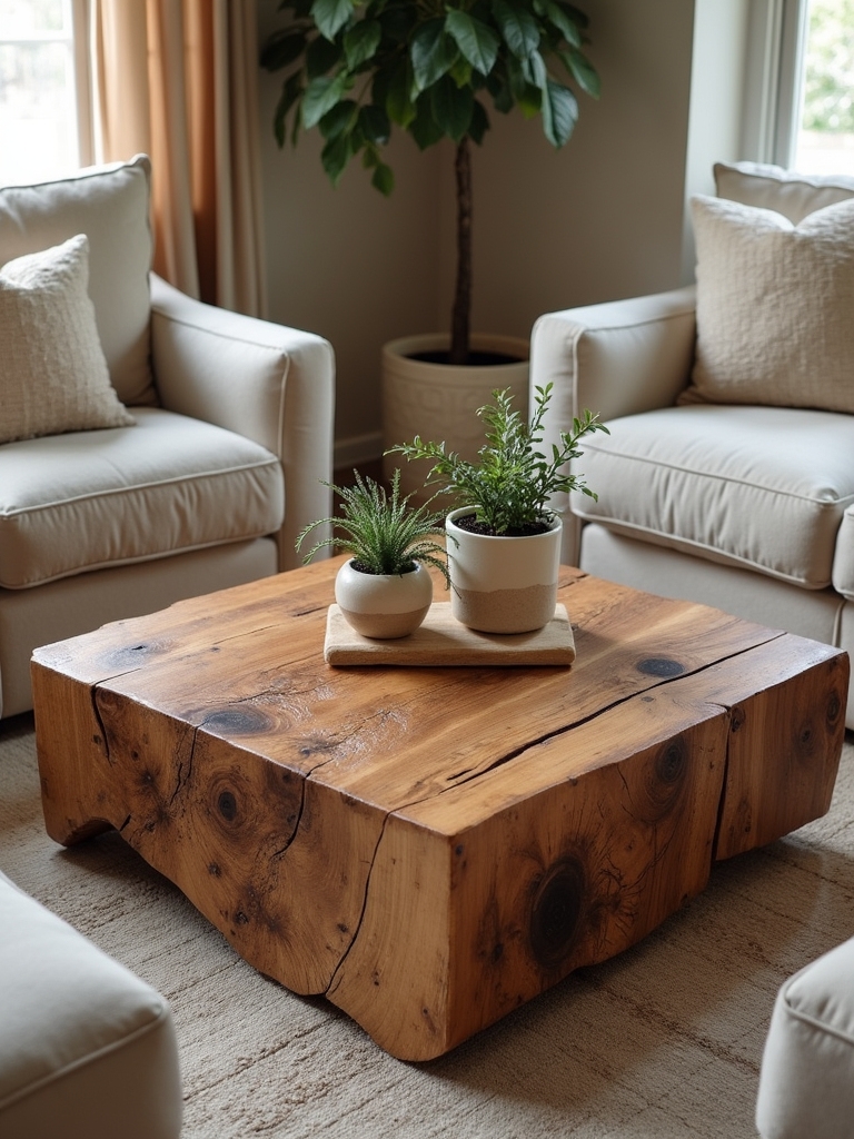 sustainable rustic wood furniture