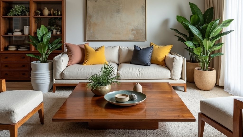 symmetrical square coffee tables