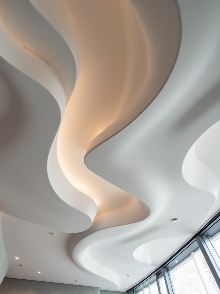 textured ceilings enhance interiors