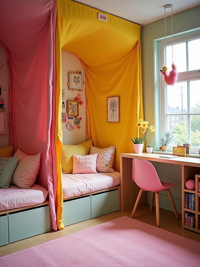 themed play zones created