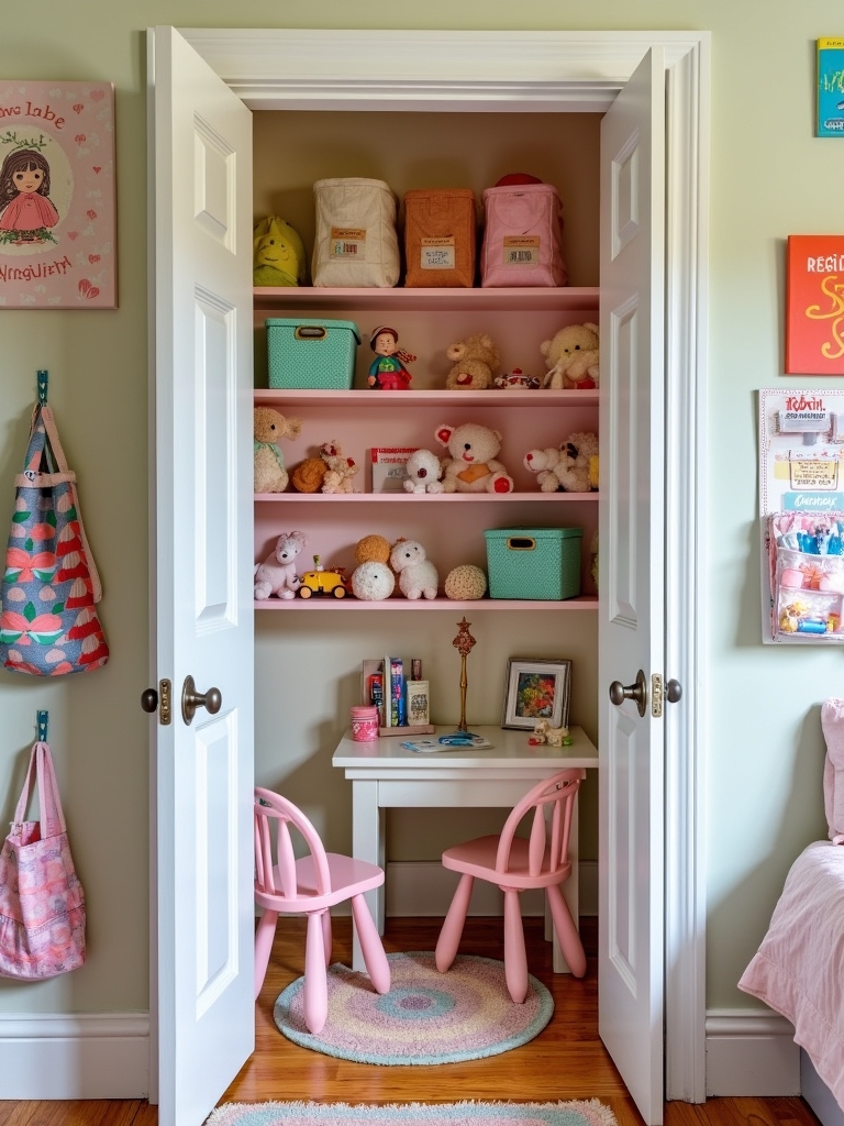 transform closet into play