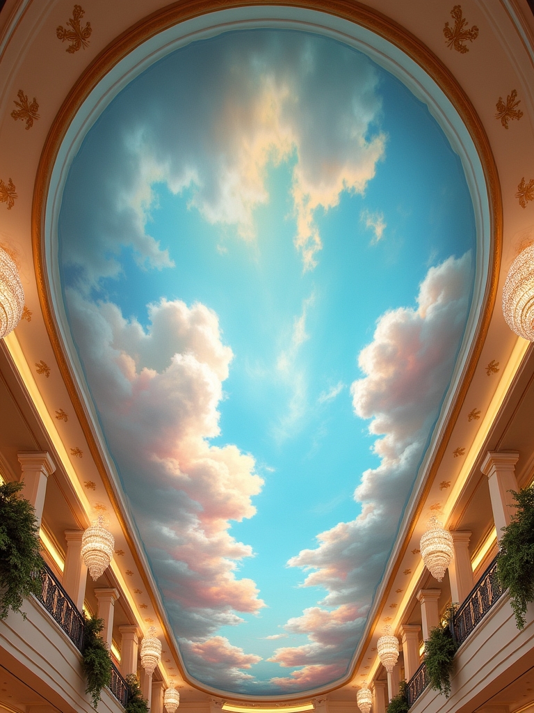 transformative ceiling mural techniques