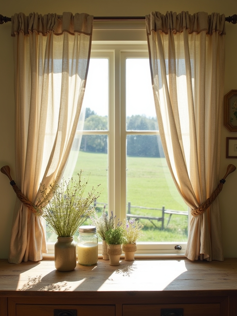 twill stripe window treatments