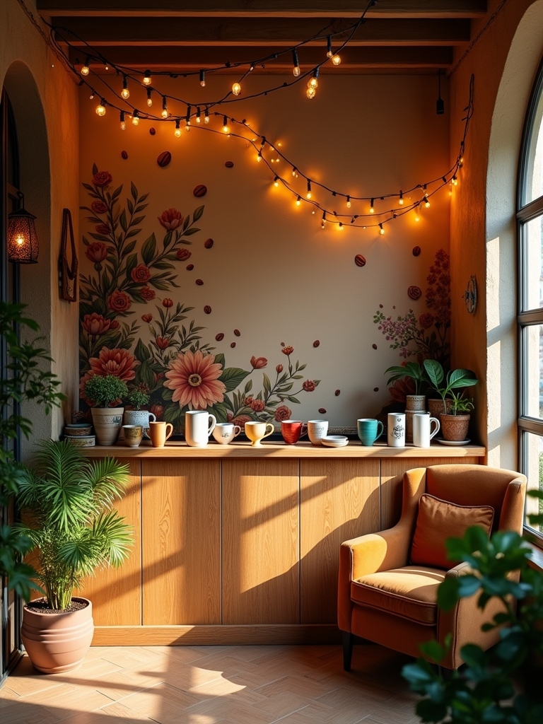 unique art enhances ambiance