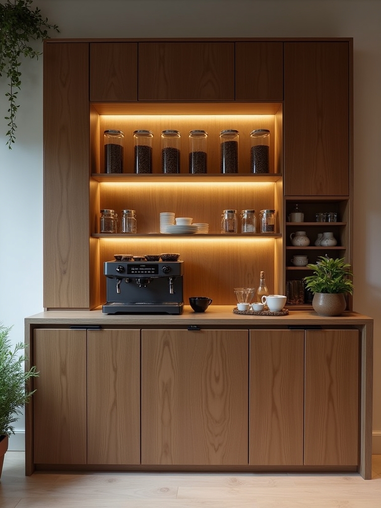versatile coffee bar cabinet
