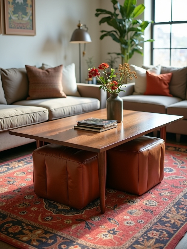 versatile coffee table seating