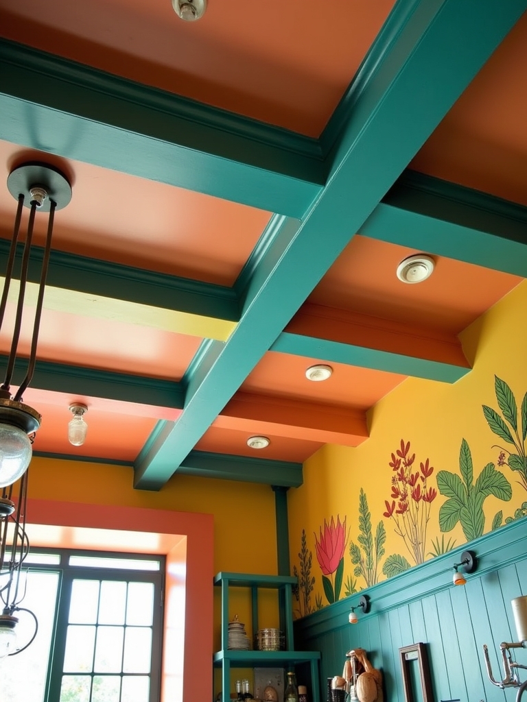 vibrant ceiling design ideas