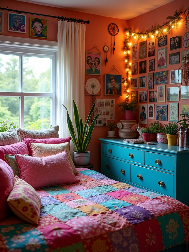 vibrant unique eclectic decor