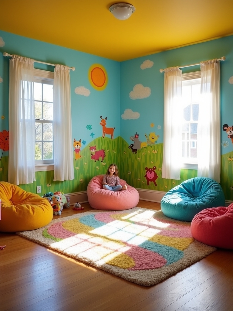 vibrant walls inspire creativity