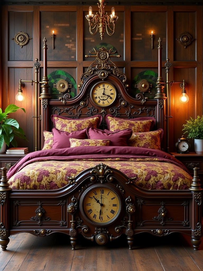victorian industrial elegance bed