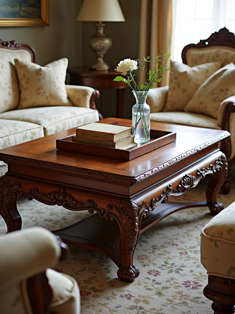 vintage wood coffee tables