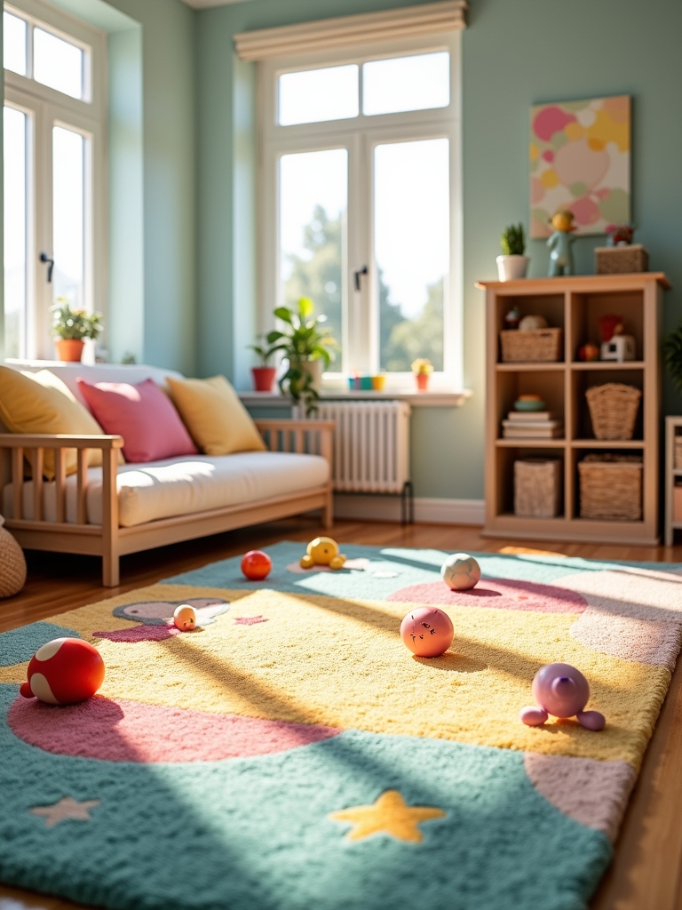washable rugs for playtime