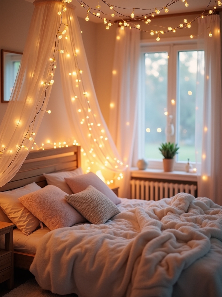 whimsical fairy lights placement