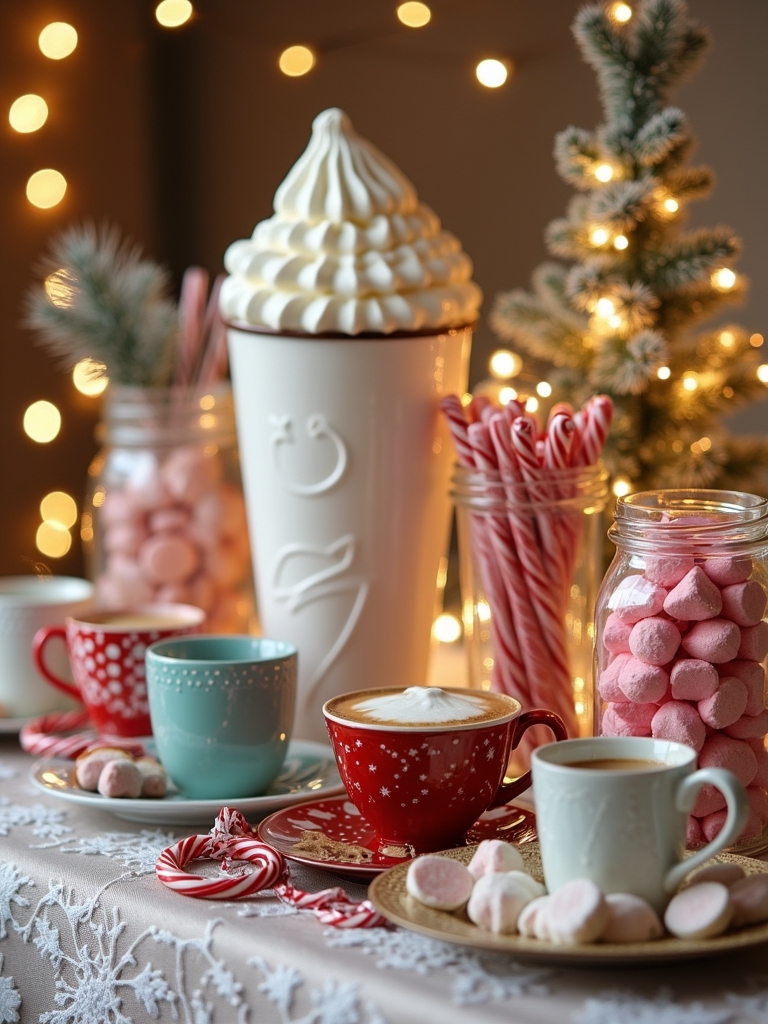 whipped cream coffee station