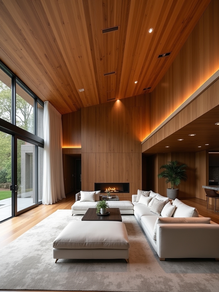 wood panel ceiling benefits