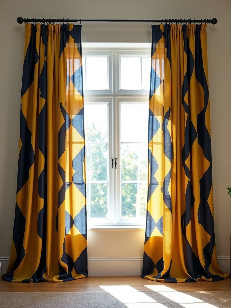 bold geometric wallpaper appeal