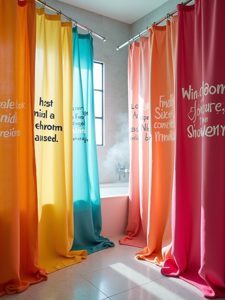 bold typography enhances atmosphere
