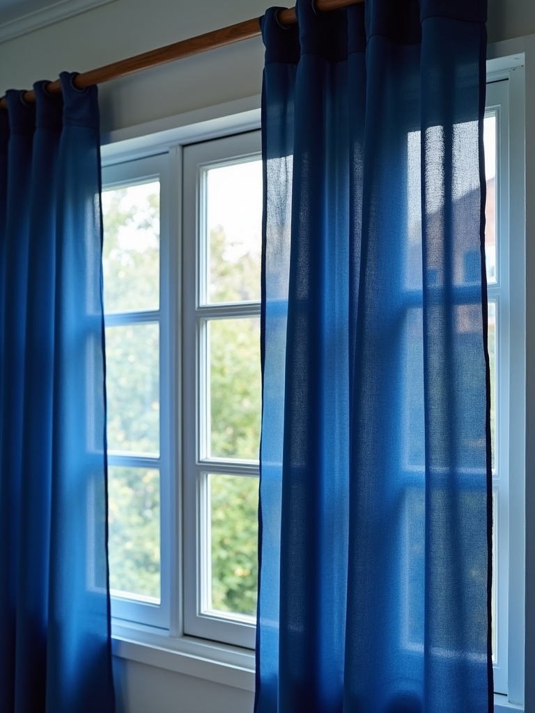 cobalt blue blackout curtains