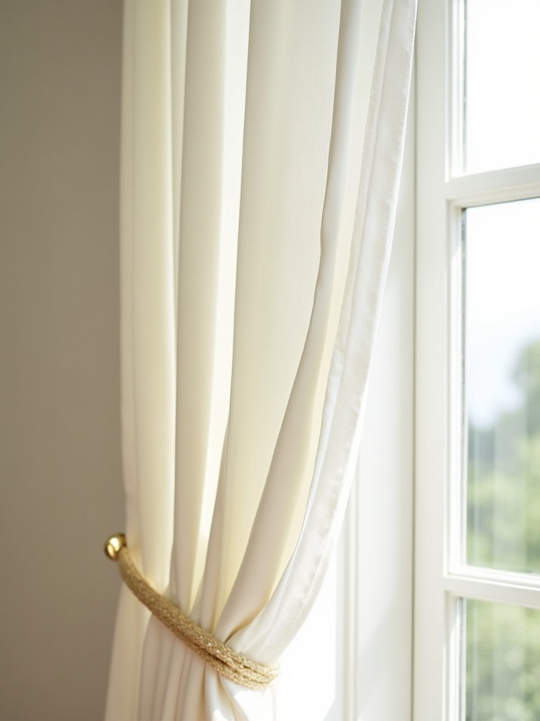 elegant easy care curtain panels
