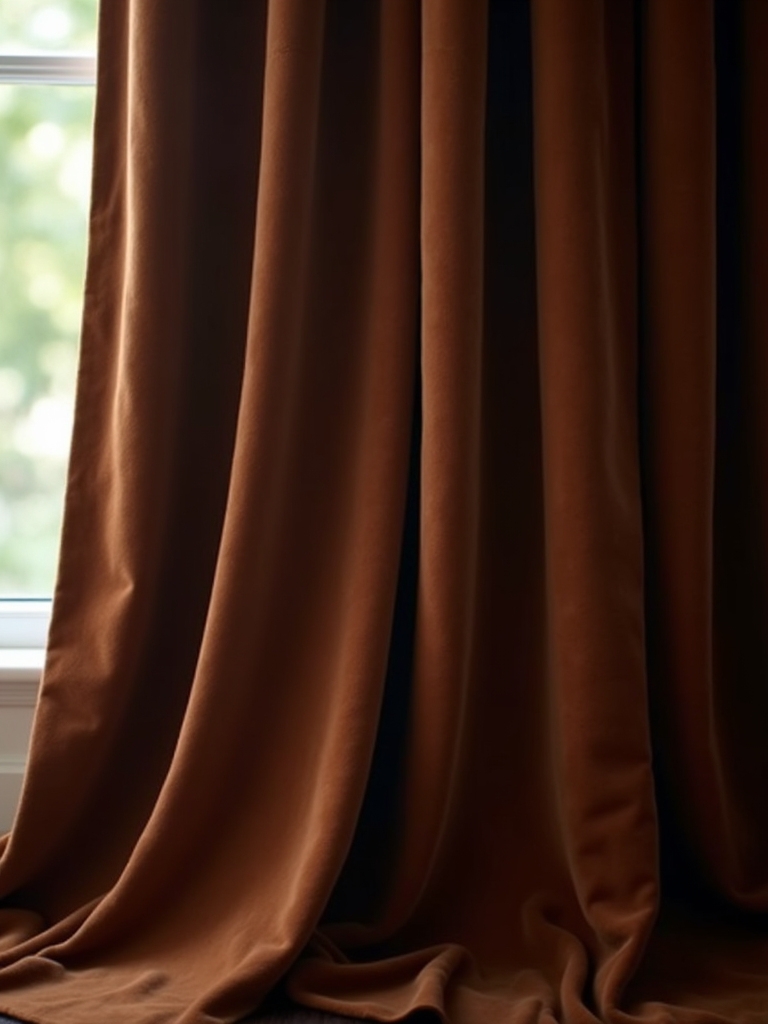 luxurious velvet window treatments