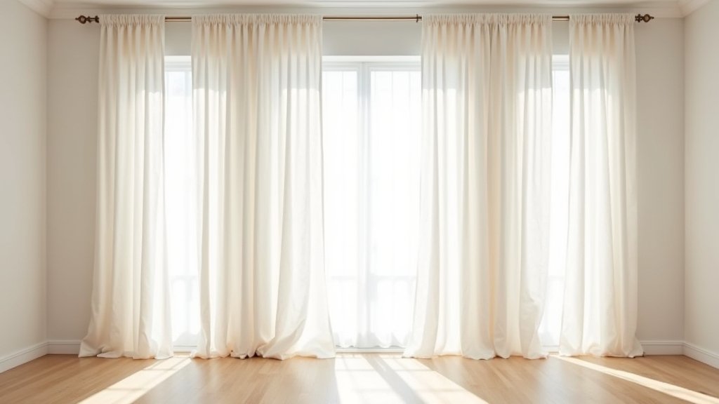 minimalist plain curtain ideas