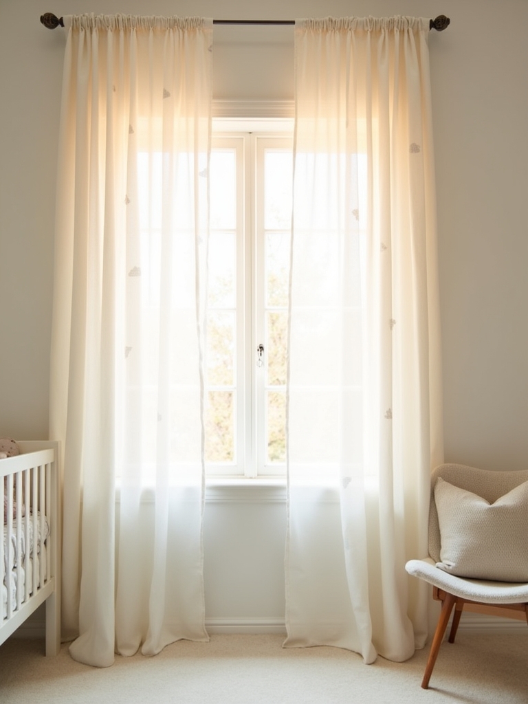 serene minimalist nursery design
