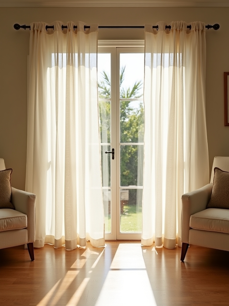 sheer light filtering elegance