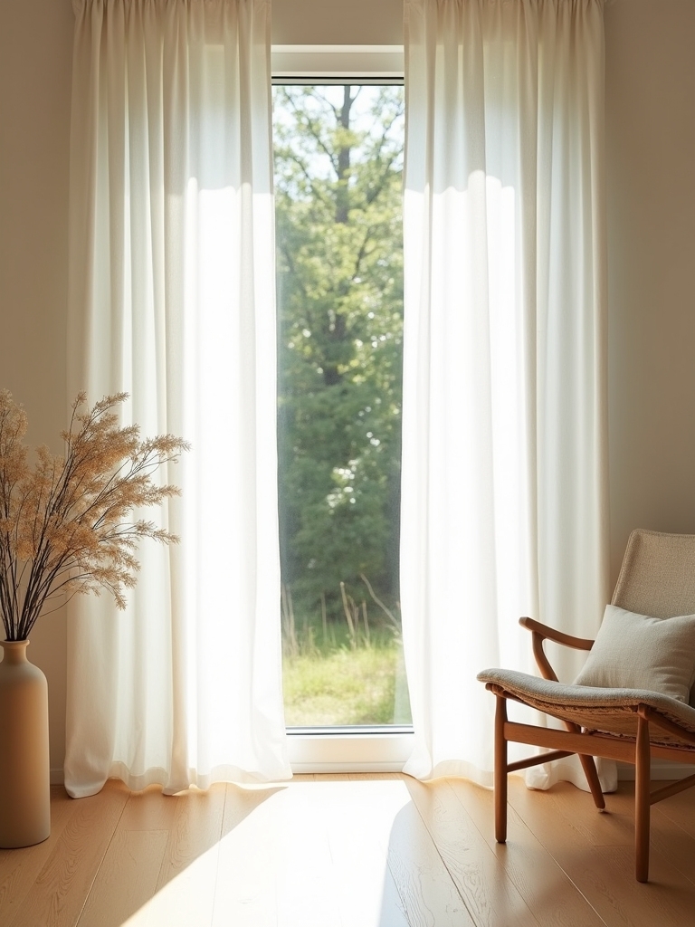 sustainable minimalist curtain choice