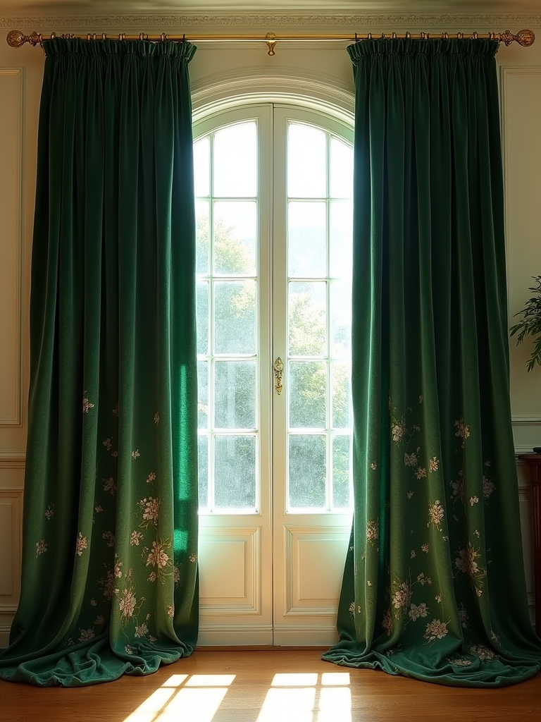 timeless luxurious velvet drapes