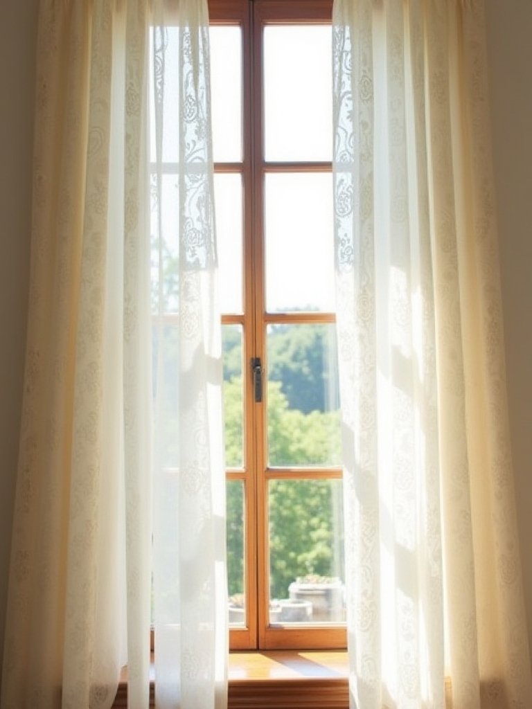 transformative sheer curtain layering