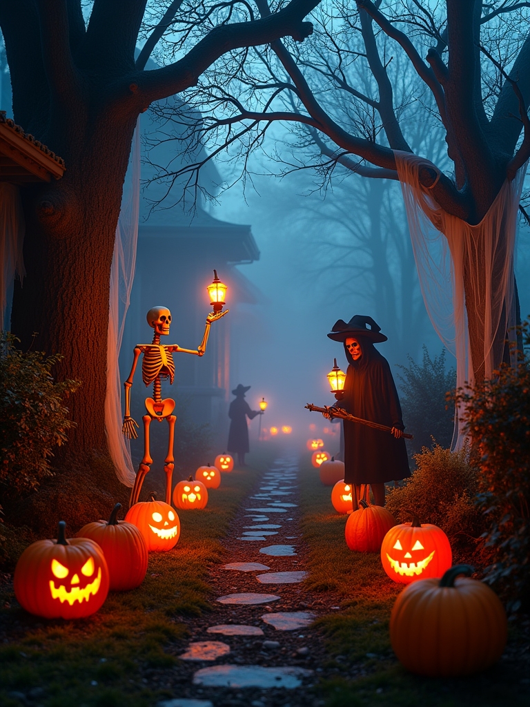 animated halloween yard decorations