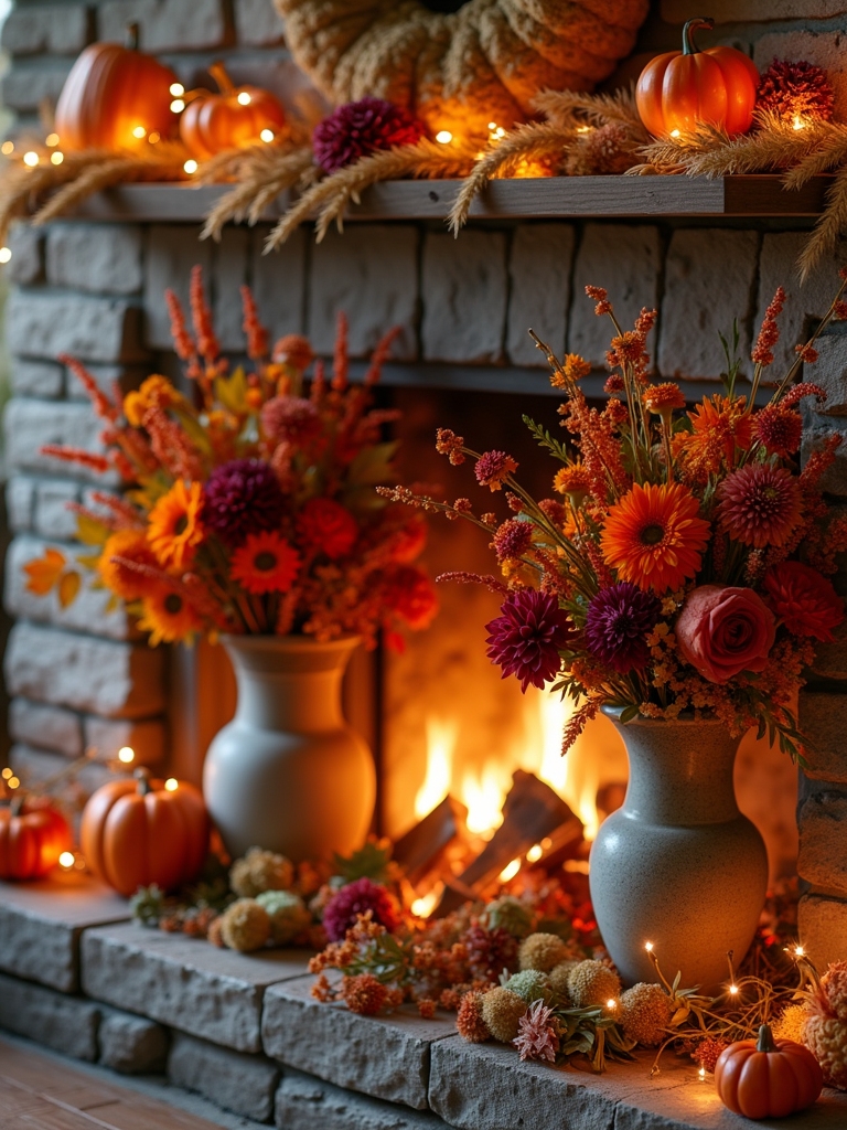 autumn floral arrangements indoors